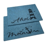 Platzmatte ´Maritim´ 2s. Moin/Ahoi, Filz