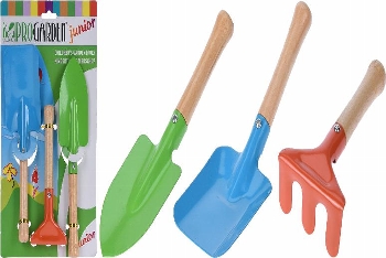 Gartenwerkzeuge 3er-Set für Kinder