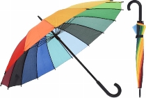 Regenschirm Regenbogenfarben 98cm