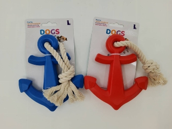 Hundespielzeug Anker farbig sortiert