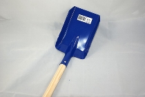 Metalldamenschaufel blau ca.80cm Holzstiel