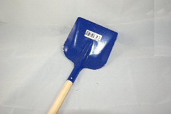 Metallkinderschaufel blau ca.70cm Holzstiel