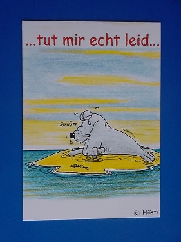 Emma-Postkarte Tut mit echt leid