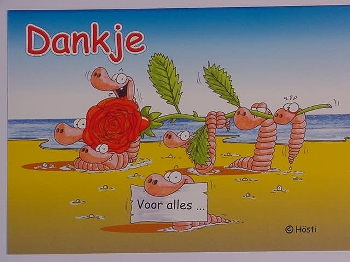 Emma-Postkarte Holland Dankje