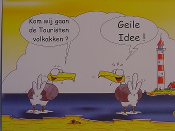Emma-Postkarte Holland Touristen volkakken