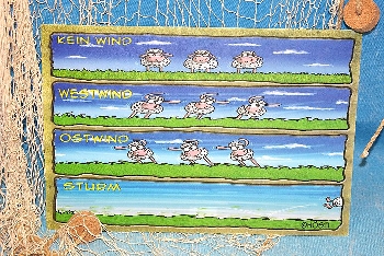Hösti Platzset Wissensdurst ca. 44x30cm Kunststoff