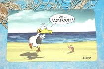 Hösti Frühstücksbrett Fast Food (Resopal) ca.23x14cm