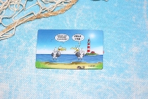 Hösti Foto Magnet ca.8x5cm Touristen vollkacken