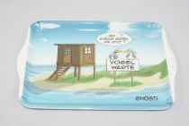 Hösti Tablett Melamin 21x14,5cm Vogelwarte +