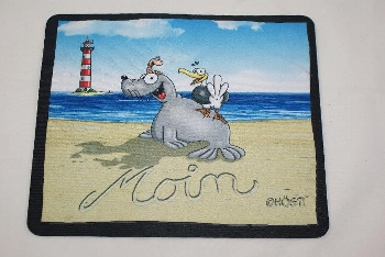 Hösti Mouse Pad Moin mit Leuchtturm ca.22x18cm