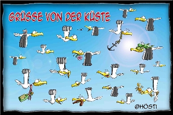 Postkarte Grüße