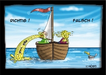 Postkarte Richtig
