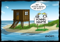 Postkarte Vogelwarte