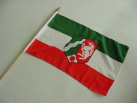 Stockflagge Nordrhein-Westfalen ca. 37x27 cm