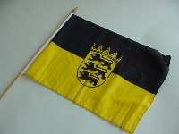Stockflagge Baden Württemberg ca.37x27cm