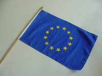 Stockflagge Europa ca. 37x27 cm