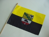 Stockflagge Sachsen Anhalt ca. 37x27 cm