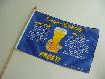 Stockflagge "Bierflagge" ca. 37x27 cm