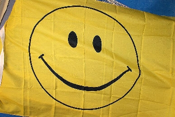 Flagge Smiley 150x90cm