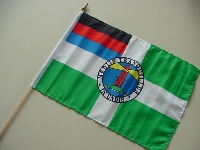 Stockflagge Borkum