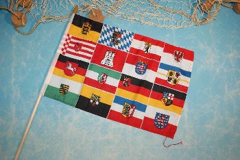 Stockflagge Bundesländer ca. 37x27 cm