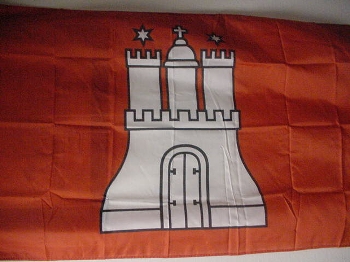 Flagge Hamburg 150x90 cm