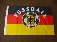 Flagge BRD Fußball 90x60 cm