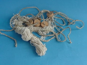 Fischernetz natur mit Korken ca. 250x150 cm