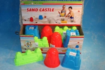 Sandformen Burg in 36er Display ca.10-20cm Kunststoff