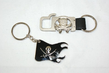 Schlüsselanhänger/Flaschenöffner Pirat ca.6cm