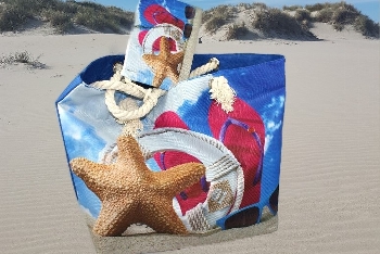 Tasche mit kleiner Tasche Beach Nylon +