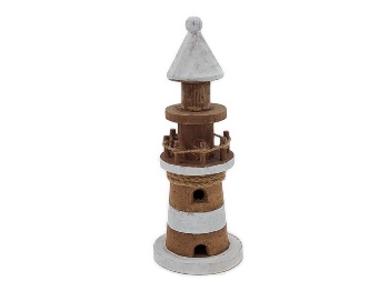 Holz 2023 Leuchtturm ca.18x6cm