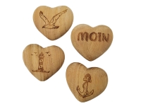 Herz Holz 4s. ca.4cm