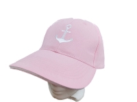 Cap pink mit weißem Anker