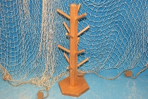 Ständer für Schlüsselanhänger Holz ca.46x14cm