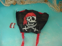 Pocket Sled Jolly Roger ca. 43x33 cm