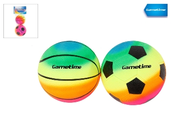 Ball Gametime PVC 2 Stück im Netz ca.10cm