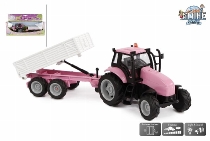 Traktor mit Licht und Sound pink +