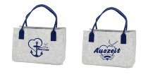 Filztasche Maritim mit Stickerei 2-sort ca.40x26x26cm