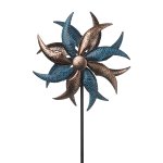 Windrad, ca. 30x13x 123 cm L. Metall
