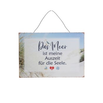 Schild ´ Das Meer ist..´ ca. 32x22 cm