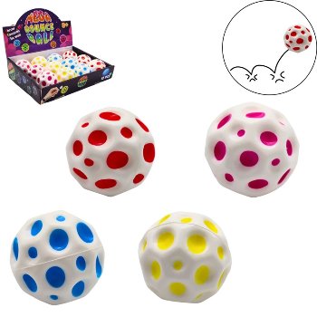 Springball ca.5,5cm sortiert Kunststoff