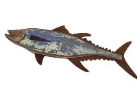 Fisch Holz ca.46x17x2cm