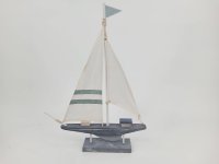Segelboot Holz ca.30x48x6cm