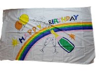 Flagge Happy Birthday ca.150x90cm