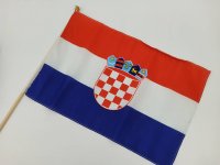 Stockflagge Kroatien
