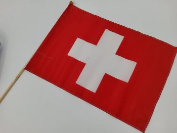 Stockflagge Schweiz