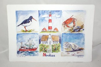 Platzset Nordsee ca. 44x30cm Kunststoff