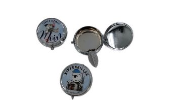 Heimartliebe Taschenascher ca.5x2cm sortiert
