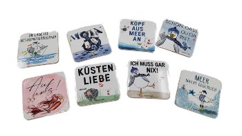 Heimartliebe Korkuntersetzer 8-fach sort.